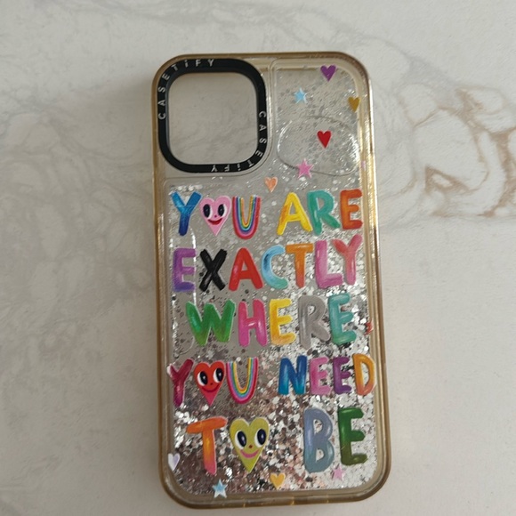 Casetify glitter case iPhone 12 / 12 pro - Picture 3 of 4